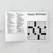 Mot-de-passe Puzzle Bonne carte d'anniversaire (gr (Intérieur)