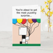 Mot-de-passe Puzzle Bonne carte d'anniversaire (gr (Fleur jaune)