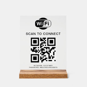 Mot de passe Wifi Analyse du code QR pour se con