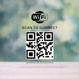 Mot de passe Wifi Analyse du code QR pour se con