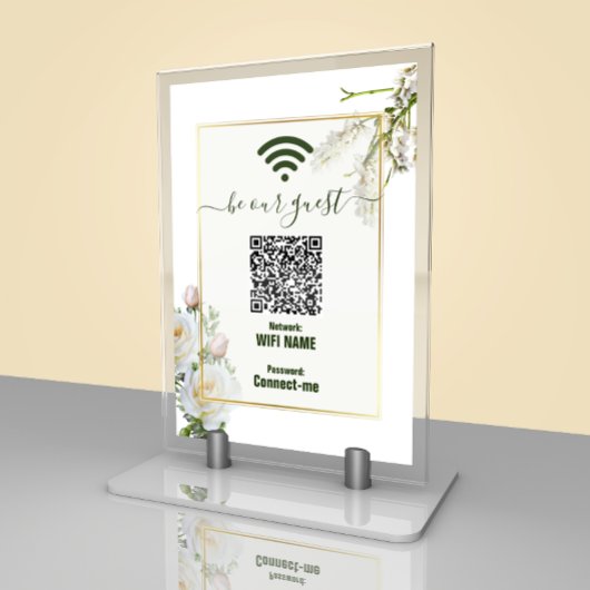 Mot de passe Wifi Mariage | Carte de visite