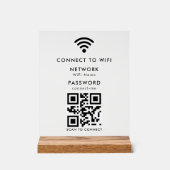 Mot de passe Wifi | Scannez le code QR pour vous c (Recto)