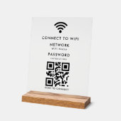 Mot de passe Wifi | Scannez le code QR pour vous c (Angle)