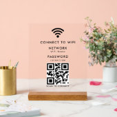 Mot de passe Wifi | Scannez le code QR pour vous c (Mariage)