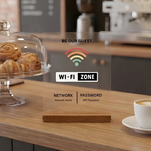 Mot de passe Wifi Simple Minimaliste