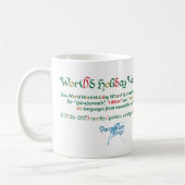 Mot du monde Wreath Mug (Gauche)