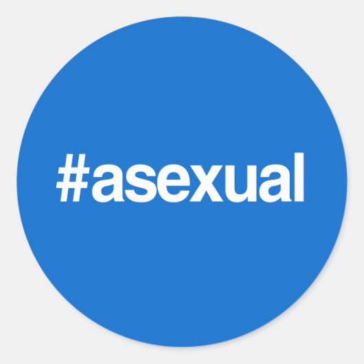 MOT ÉTIQUETTE ASEXUÉ (Devant)