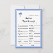 Mot nuptiale griffe nuptiale carte de jeu douche n (Devant)