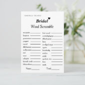 Mot nuptiale griffe nuptiale carte de jeu douche n (Debout devant)