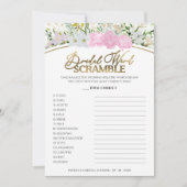 Mot nuptiale Jeu Fleur sauvage Carte Printemps (Devant)