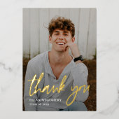 Mot peint Carte de remerciements d'obtention d'un  (Recto)