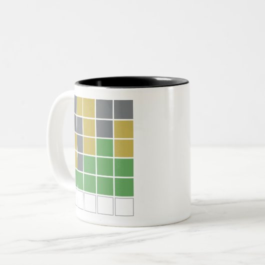 Mot Puzzle Grille Mug (Devant gauche)