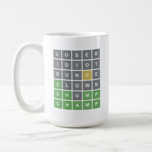 Mot Puzzle Mug (Gauche)
