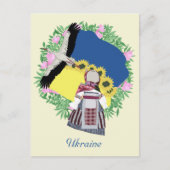 Motanka. Folk Doll, pop amulet. Briefkaart (Voorkant)