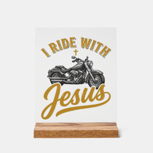 Motard Chrétien Je Roule Avec Jésus Vintage Moto