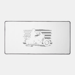 Motard vintage drapeau américain patriotique