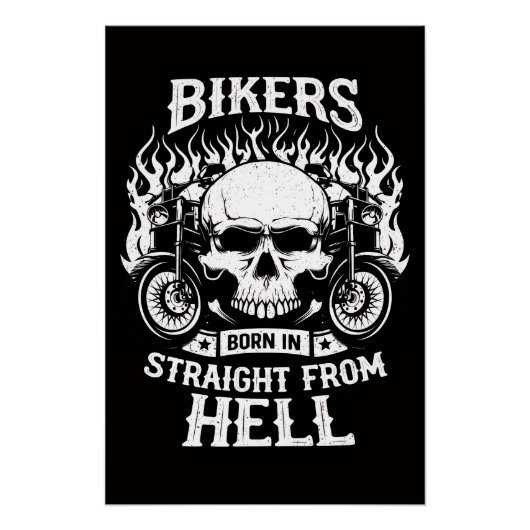 Motards Nés Tout Droit de l'Enfer, Affiche (Devant)