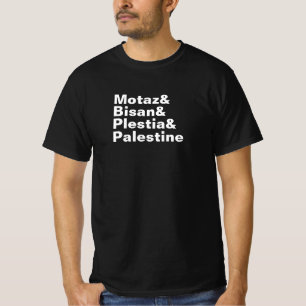 Motaz & Bisan & Plestia & Palestina - vrije pers T-shirt
