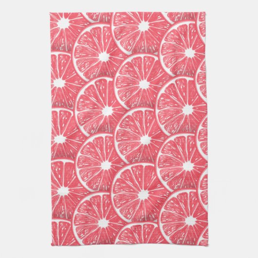 moten van pompelmoezen of van pomelo's theedoek (Verticaal)