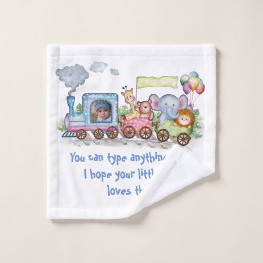 Moteur à train mignon Fleece Blanket (Gant de toilette)