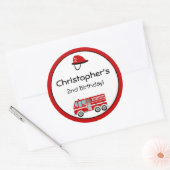 Moteur de feu rouge et Stickers d'anniversaire Cas (Enveloppe)