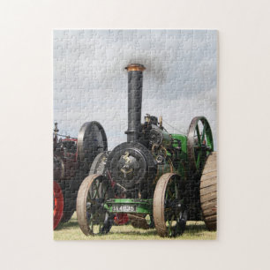 Moteur de traction à vapeur vintage Jigsaw Puzzle