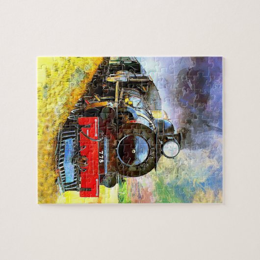 Moteur de train à vapeur Locomotive 778 Puzzle (Horizontal)