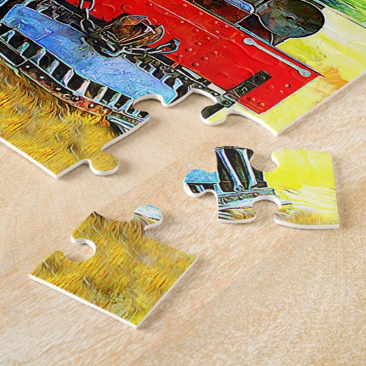 Moteur de train à vapeur Locomotive 778 Puzzle (Côté)