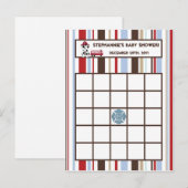 Moteur d'incendie Nojo de carte de bingo gravée (Devant / Derrière)