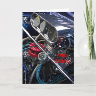 Moteur Joyeux carte d'anniversaire