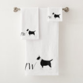 Moteur Monogramme Bull Terrier Conception de chien (En situation)