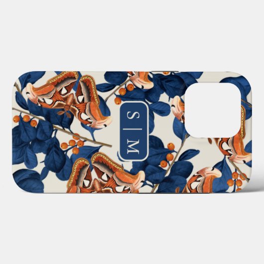 Moth Butterfly Hoesje-Mate iPhone Case (Achterkant (horizontaal))