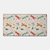 Moth Butterfly Pattern Bureaumat (Voorkant)