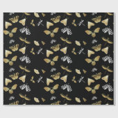 Moth Butterfly Pattern Cadeaupapier (Vlak)
