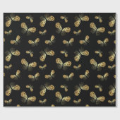 Moth Butterfly Pattern Cadeaupapier (Vlak)