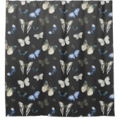 Moth Butterfly Pattern Douchegordijn (Voorkant)