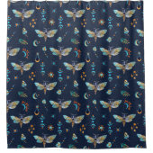 Moth Butterfly Pattern Douchegordijn (Voorkant)