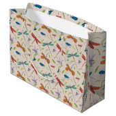 Moth Butterfly Pattern Groot Cadeauzakje (Achterkant Gekanteld)