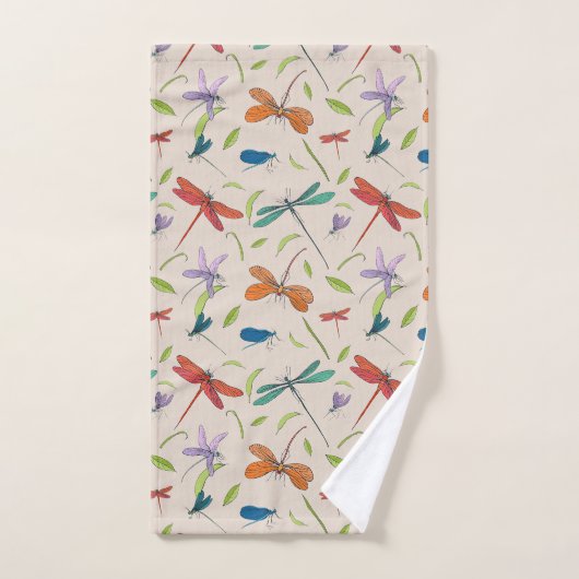 Moth Butterfly Pattern Latte Mok Bad Handdoek (Handdoek)