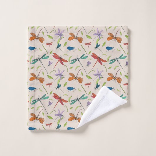 Moth Butterfly Pattern Latte Mok Bad Handdoek (Wasdoekje)