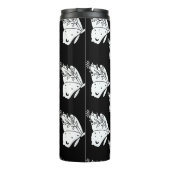Moth Butterfly Pattern Thermosbeker (Achterkant)