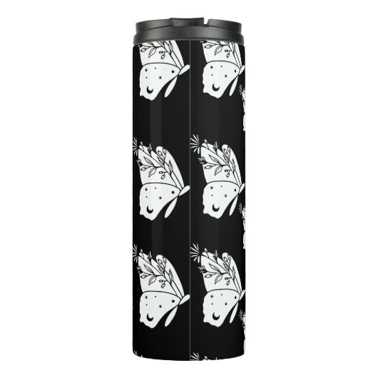 Moth Butterfly Pattern Thermosbeker (Achterkant)