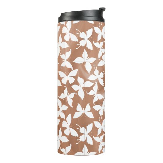 Moth Butterfly Pattern Thermosbeker (Gedraaid links)