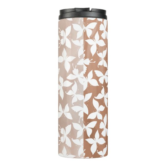 Moth Butterfly Pattern Thermosbeker (Achterkant)