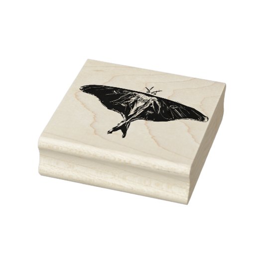 Moth Butterfly Rubberstempel (Stempel)