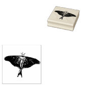 Moth Butterfly Rubberstempel (Gestempeld)