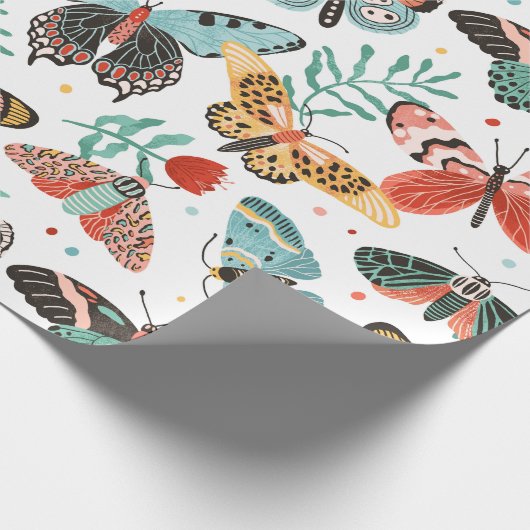 Moth Cadeaupapier (Hoek)