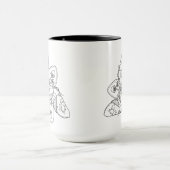 Moth en Mushroom Mok (Midden)