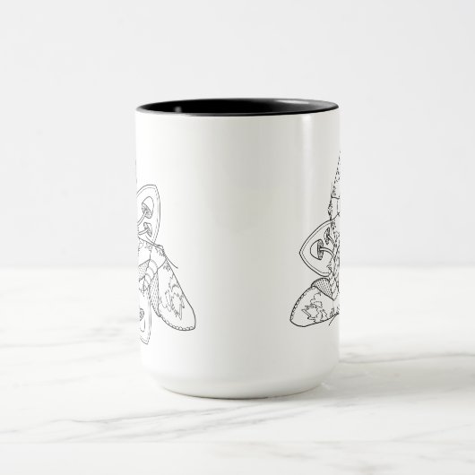 Moth en Mushroom Mok (Midden)