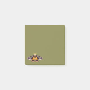 Moth Insect Art Goblincore Saturnia Witchy Green Post-it® Notes